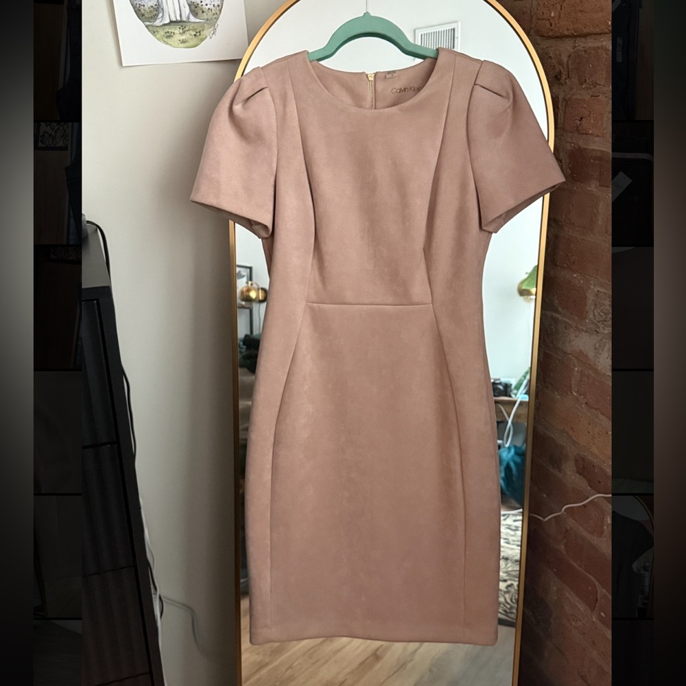 Calvin Klein Blush Midi Dress